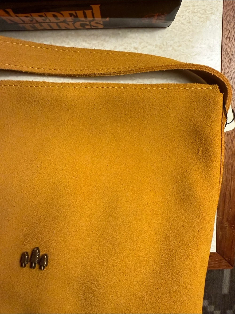 Portland Leather Slouchy Shoulder Bag Dijon